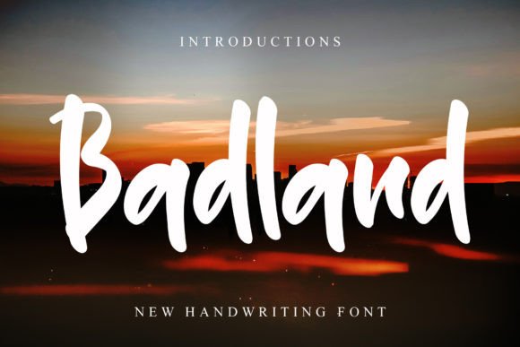 Badland: The Whimsical Display Font for Handmade Creators