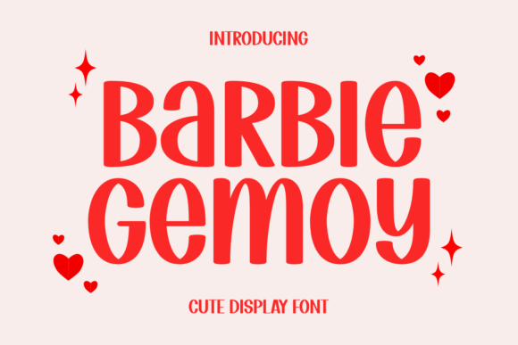 Barbie Gemoy: The Enchanting Display Font for Romantic Editorial Design