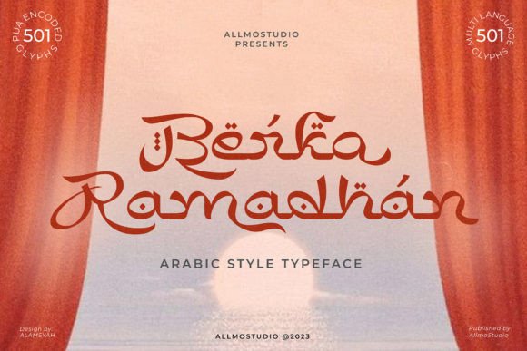 Berka Ramadhan: Authentic Arabic Style Display Fonts for Web Design