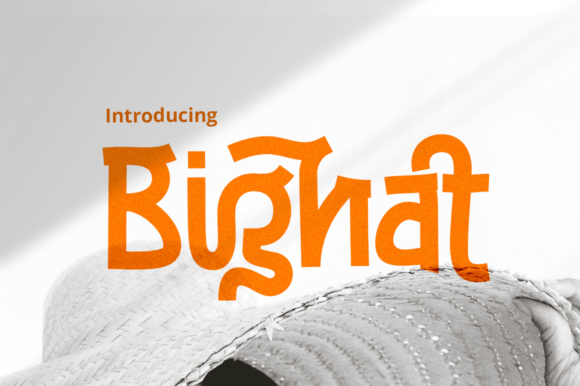 Bighat: A Premium Display Typeface for Modern Campaigns