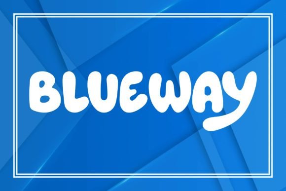 Blueway: The Fun Display Font for Your Next Creative Project