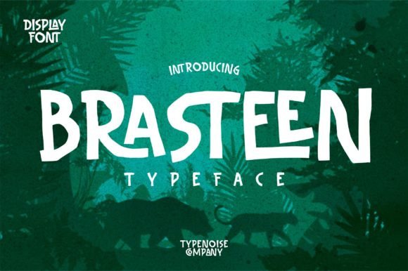 Brasteen: The Vibrant Display Font for Bold Headlines