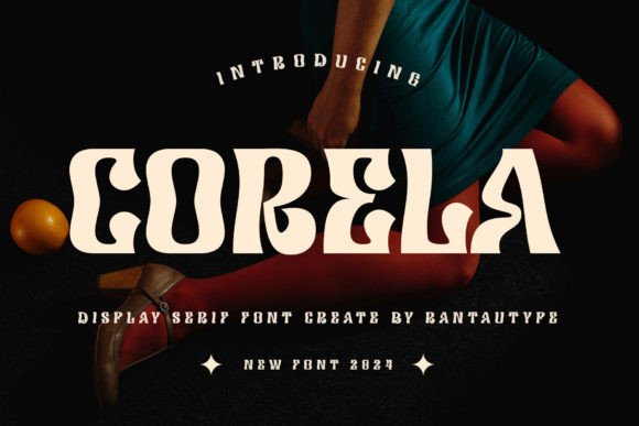 Corela: The Psychedelic Display Font for Bold Campaigns