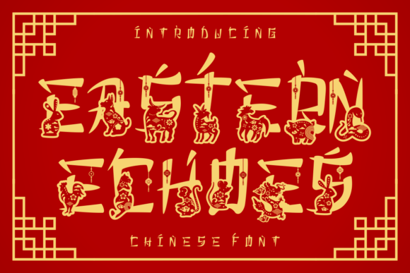 Eastern Echoes: A Playful Display Typeface for Digital Brands