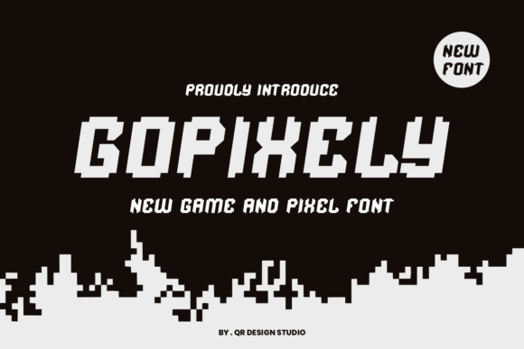 Gopixely: A Fun Display Font for Modern Editorial Design
