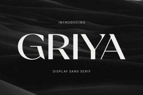 Griya: The Elegant Display Font for Luxury Crafts