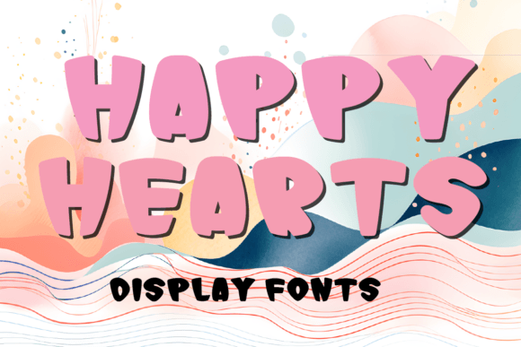 Happy Hearts: A Joyful Display Typeface for Editorial Design