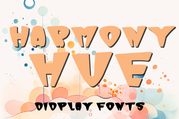 Harmony Hue: A Versatile Display Typeface for Editorial Design