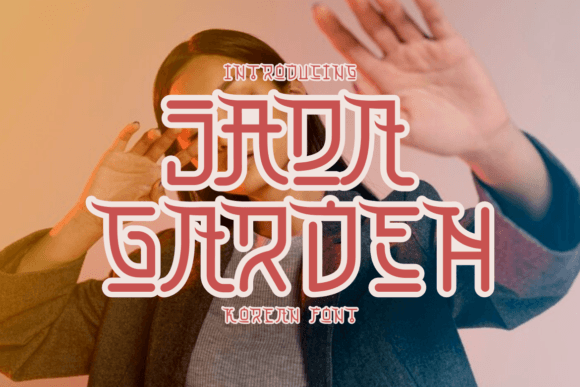 Jada Garden: A Korean-Style Display Font for Editorial Design