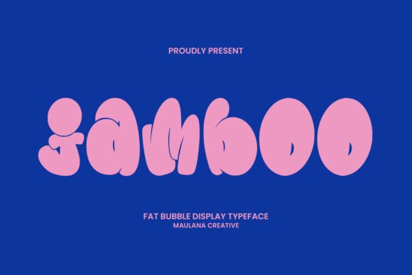 Jamboo: The Perfect Fat Bubbly Display Font for Kid-Friendly Campaigns