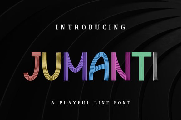 Jumanti: The Creative Multiline Font for Bold Branding