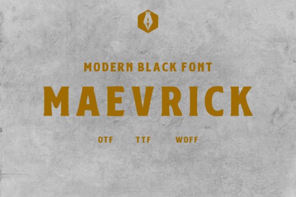 Maevrick: The Bold Display Typeface for Modern Web Design