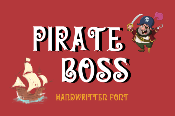 Pirate Boss: The Swashbuckling Display Font for High Seas Branding
