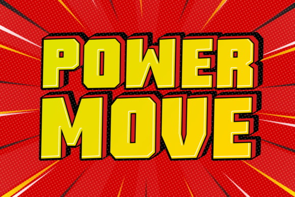 Power Move: The Ultimate Display Font for Bold Designs