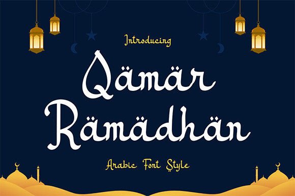 Qamar Ramadhan: The Premium Display Typeface for Ramadan Campaigns
