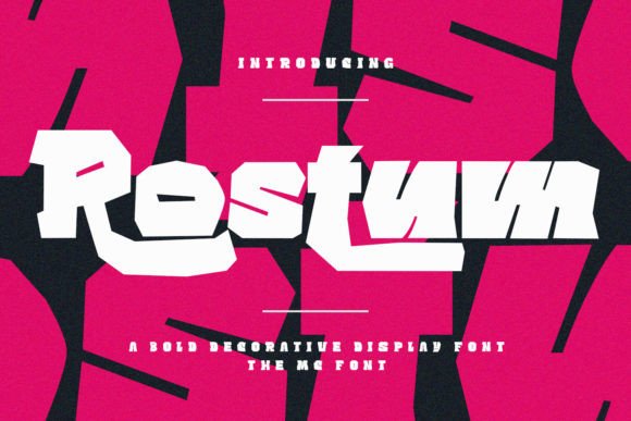 Rostum: The Bold Display Typeface for Scroll-Stopping Campaigns