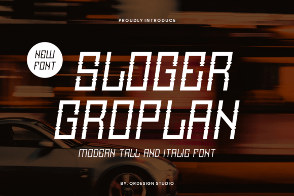 Sloger Groplan: The Unique Display Font for Scroll-Stopping Campaigns