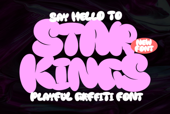Star Kings: A Unique Display Font for Bold Brand Identity