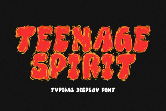 Tenage Spirit: A Bold Display Font for Editorial Design