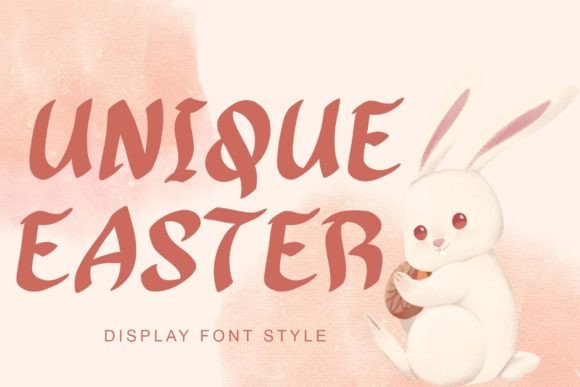 Unique Easter: The Elegant Display Font for Polished Branding