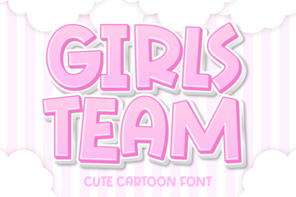 Upgrade Your Brand Identity with the Girls Team Typeface