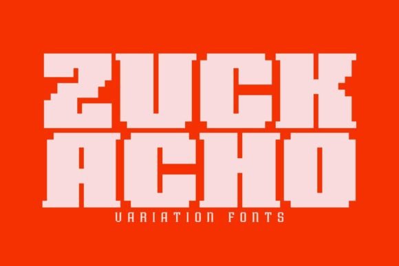 Zuck Acho: The Quirky Display Font for Scroll-Stopping Campaigns